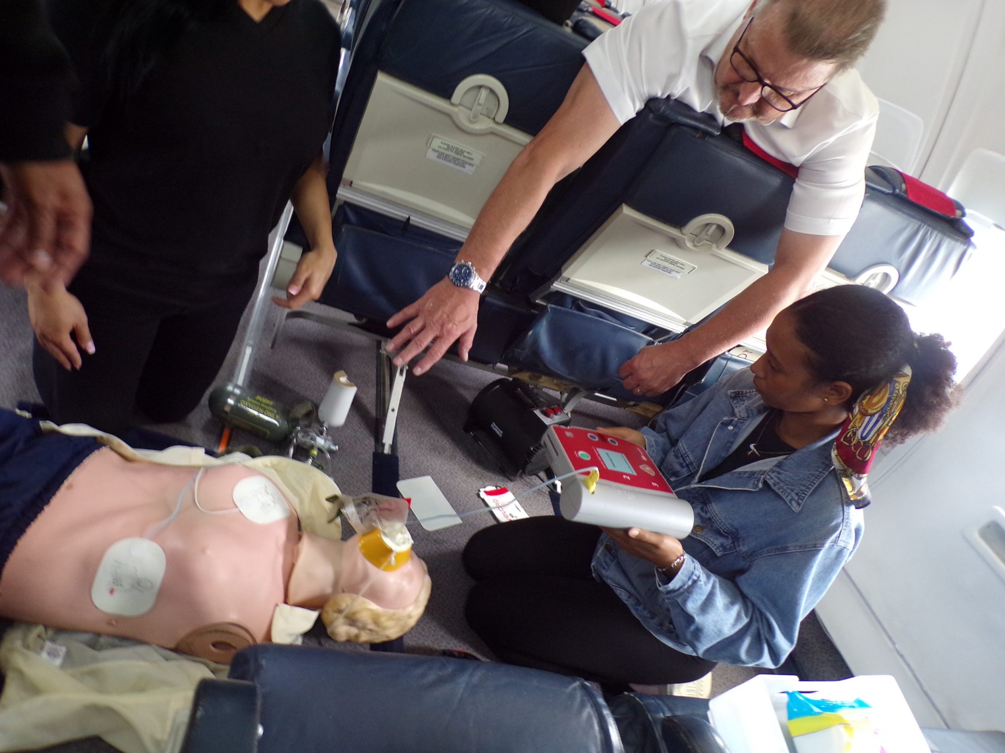 Cabin crew practical training