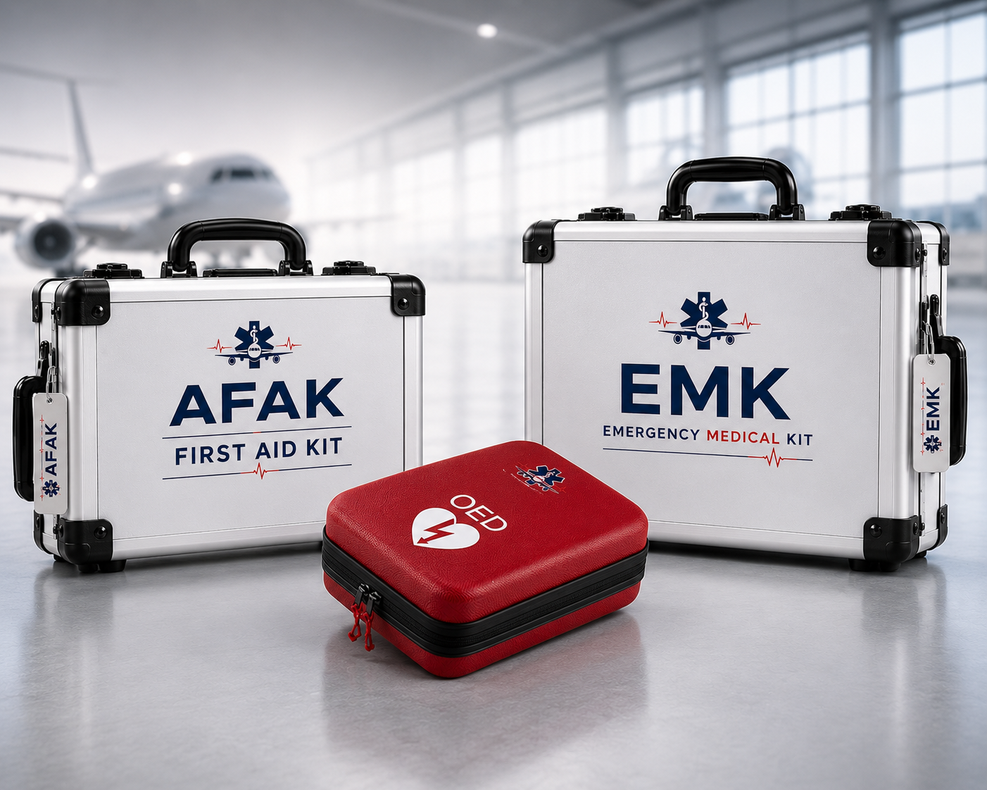EMK AFAK AED medical kit product family